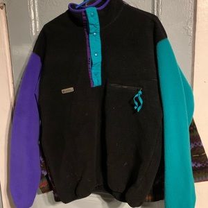 Columbia Retro Fleece Snap Pullover